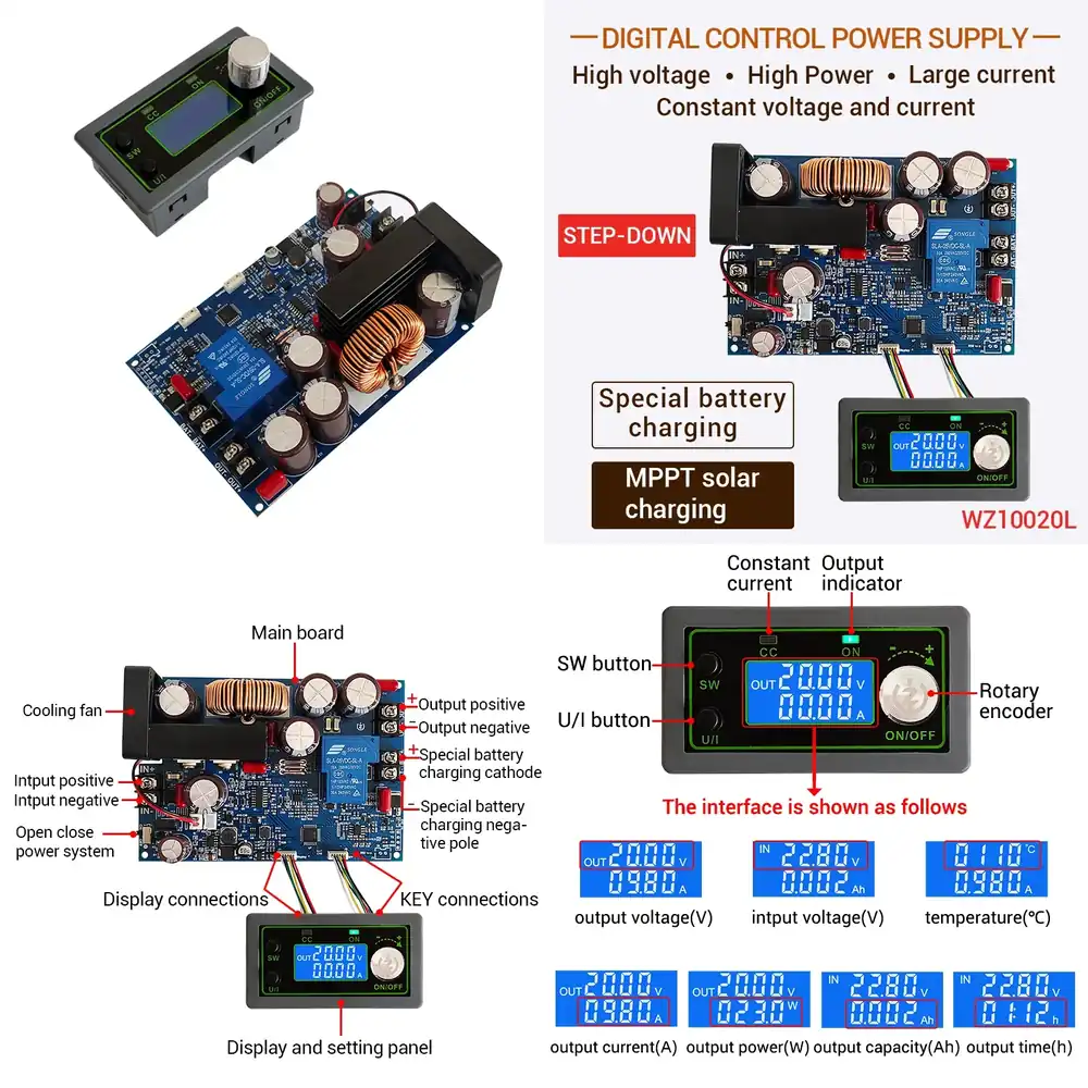 DC Buck Module 100V 1000W High - đánh giá và giá Step Down Dc Power Supply Module 1000W